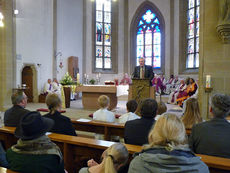 Festgottesdienst zum 50jahrigen Priesterjubiläum von Stadtpfarrer i.R. Geistlichen Rat Ulrich Trzeciok (Foto: Karl-Franz Thiede)